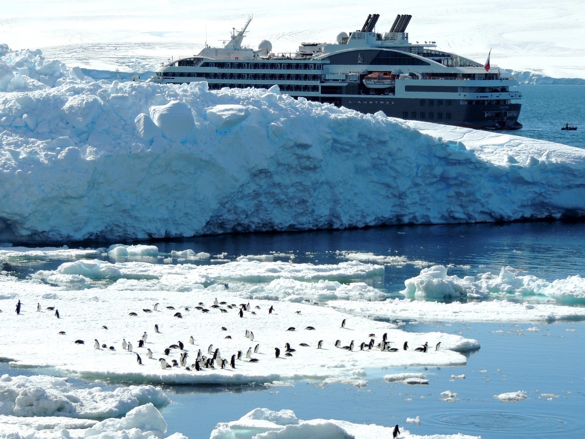 (Image d'une croisière en antarctique. Image prise sur Internet)